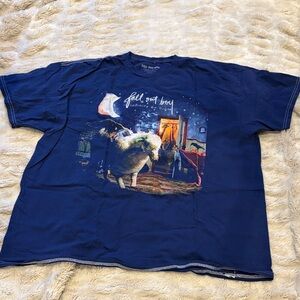 Urban Outfitters Navy Blue Fall Out Boy Graphic Short Sleeve Tee